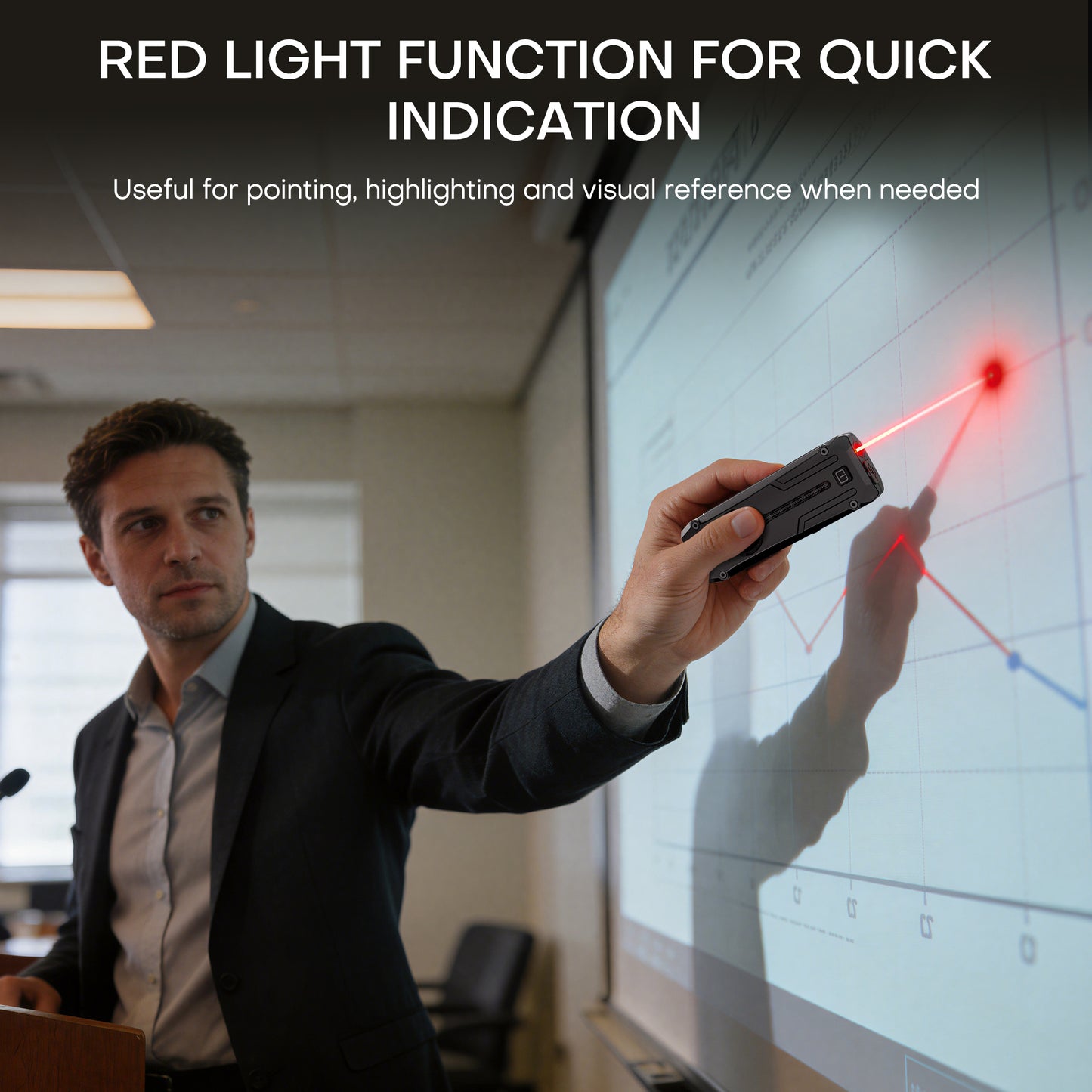 Rechargeable Flat EDC Flashlight with UV Light, RGB & Red Pointer